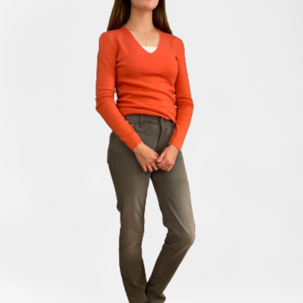 Ann Taylor Orange/Peach Sweater